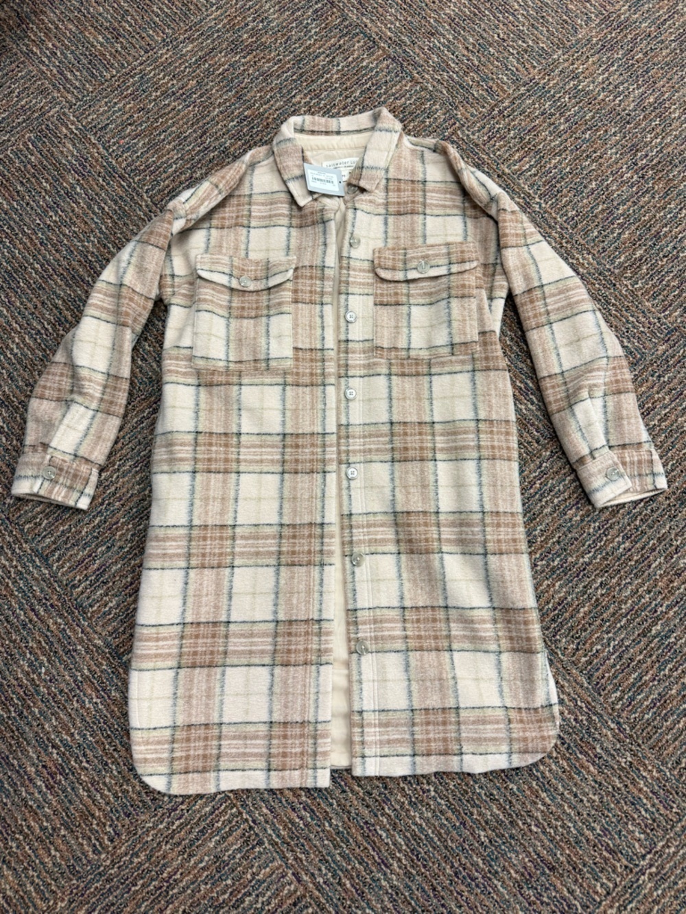 Saltwater Luxe Nolin Plaid Jacket NWT - Picture 2 of 14